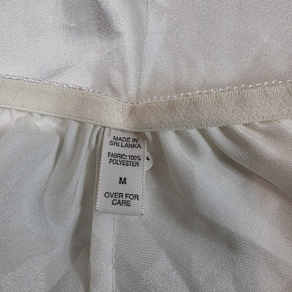 Vintage Victoria's Secret Second Skin Satin sleep lounge shorts Bun medium ivory - Picture 3 of 8